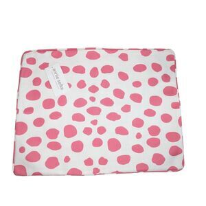 NWT Annie Selke Pillow Case Cover 16" X 20" Lumbar Spot on Fuchsia Polka Dot
